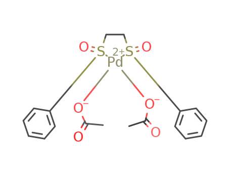 1,2-Bis(phenylsulfinyl)ethane-palladium diacetate