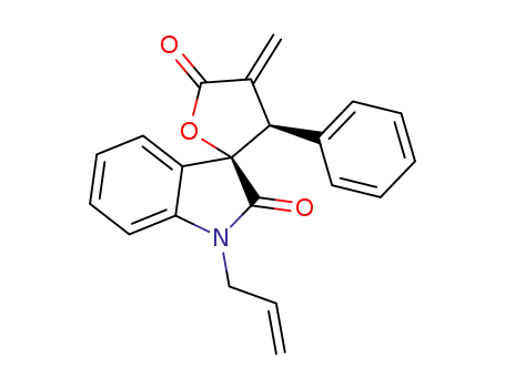 (2R,3R)-1'-allyl-4-methylene-3-phenyl-3H-spiro[furan-2,3'-indoline]-2',5(4H)-dione