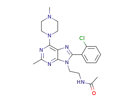 C<sub>21</sub>H<sub>26</sub>ClN<sub>7</sub>O