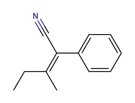(Z)-3-methyl-2-phenyl-pent-2-enenitrile