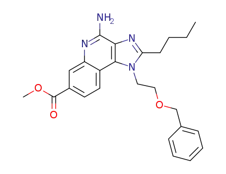 4-amino-1-(2-(benzyloxy)ethyl)-2-butyl-7-methoxycarbonyl-1H-imidazo[4,5-c]quinoline