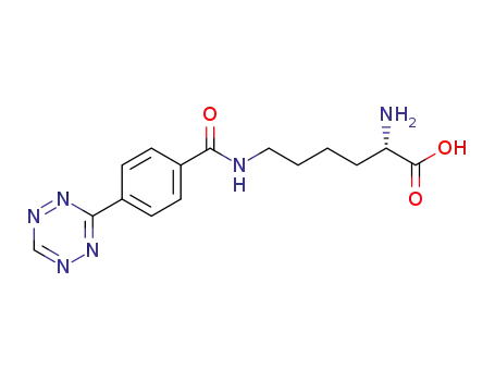 2-amino-6-(4-(1,2,4,5-tetrazin-3-yl)benzamido)hexanoic acid