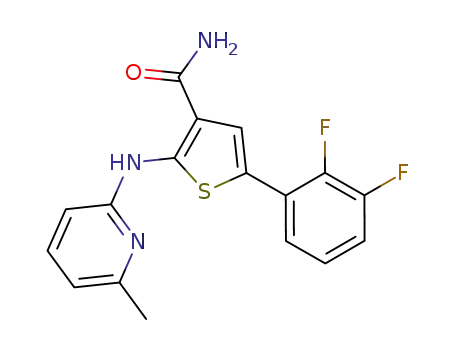 C<sub>17</sub>H<sub>13</sub>F<sub>2</sub>N<sub>3</sub>OS