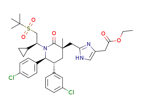 C<sub>35</sub>H<sub>43</sub>Cl<sub>2</sub>N<sub>3</sub>O<sub>5</sub>S