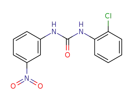 Molecular Structure of 13208-67-8 (1-(2-chlorophenyl)-3-(3-nitrophenyl)urea)