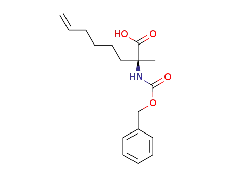 (S)-2-(benzyloxycarbonylamino)-2-methyloct-7-enoic acid