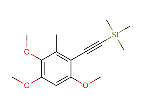 1,2,5-trimethoxy-3-methyl-4-(trimethylsilylethynyl)benzene