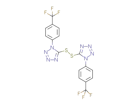 C<sub>16</sub>H<sub>8</sub>F<sub>6</sub>N<sub>8</sub>S<sub>2</sub>