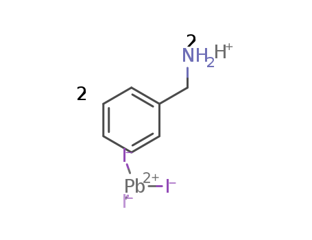 (C6H5CH2NH3)2PbI4
（PMA2PbI4）