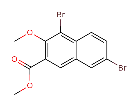 메틸 4,7-디브로모-3-메톡시-2-나프토에이트