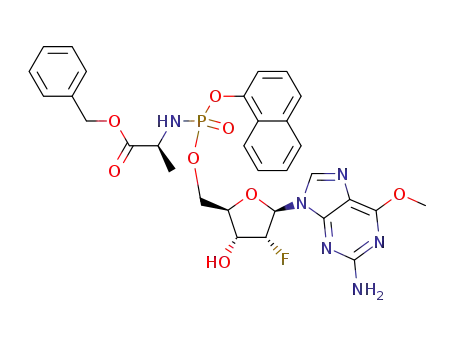 6-O-methyl-2’-fluoro-2’-deoxyguanosine-5’-O-naphthyl(benzoxy-L-alaninyl)phosphate