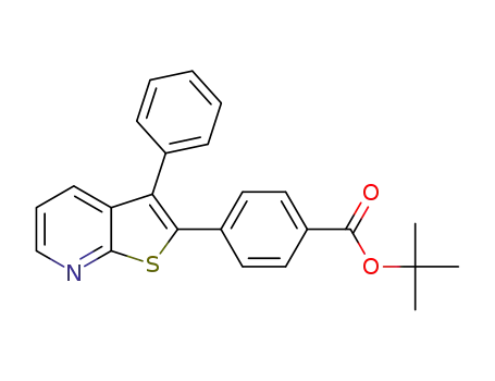 1,1-dimethylethyl 4-(3-phenylthieno[2,3-b]pyridin-2-yl)benzoate