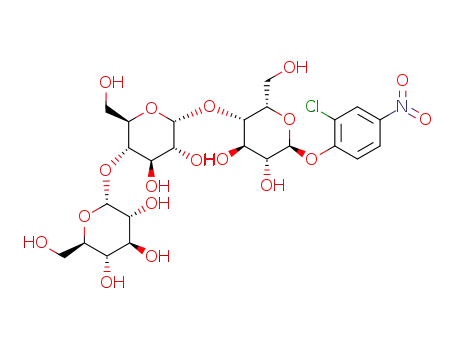 Molecular Structure of 165522-16-7 (2-CHLORO-4-NITROPHENYL-BETA-D-MALTOTRIOSIDE)