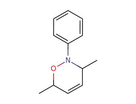 Molecular Structure of 19029-46-0 (3,6-dihydro-3,6-dimethyl-2-phenyl-2H-1,2-oxazine)