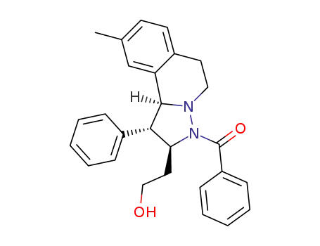 ((1S,2S,10bS)-2-(2-hydroxyethyl)-9-methyl-1-phenyl-1,2,5,6-tetrahydropyrazolo[5,1-a]isoquinolin-3(10bH)-yl)(phenyl)methanone