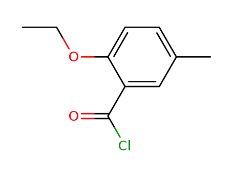 Molecular Structure of 64507-09-1 (Benzoyl chloride, 2-ethoxy-5-methyl- (9CI))