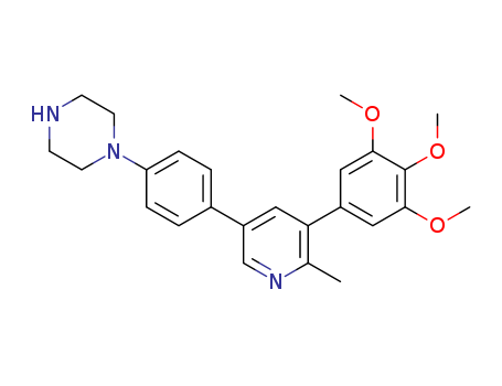 LDN-214117;1-(4-(6-methyl-5-(3,4,5-trimethoxyphenyl)pyridin-3-yl)phenyl)piperazine