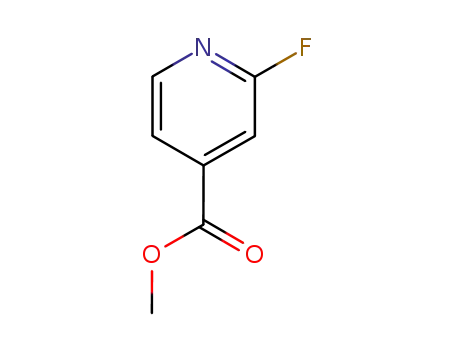Molecular Structure of 455-69-6 (Methyl  2-Fluoroisonicotinate)