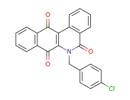 6-(4-chlorobenzyl)benzo[b]phenanthridine-5,7,12(6H)-trione