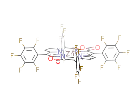 cis-zinc(II) 5,10,15,20-tetrakis(pentafluorophenyl)porphodilactone