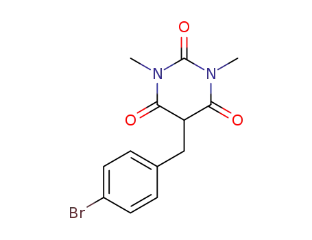 5-(4-bromobenzyl)-1,3-dimethylpyrimidine-2,4,6(1H,3H,5H)-trione