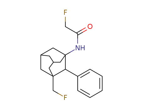 2-fluoro-N-[3-(fluoromethyl)-2-phenyl-1-adamantyl]acetamide