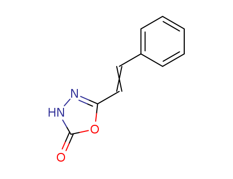 5-(2-phenylethenyl)-3H-1,3,4-oxadiazol-2-one cas  34547-10-9