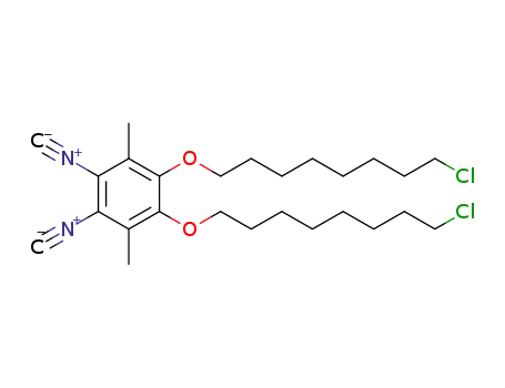 3,6-dimethyl-4,5-di(8-chlorooctoxy)-1,2-diisocyanobenzene