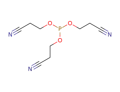 Molecular Structure of 26727-53-7 (Propanenitrile, 3,3',3''-[phosphinidynetris(oxy)]tris-)