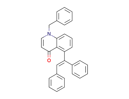 (E)-1-benzyl-5-(1,2-diphenylvinyl)quinolin-4(1H)-one