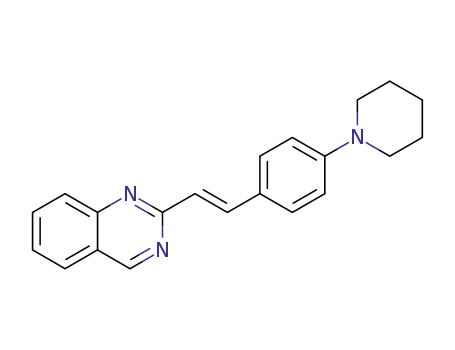 (E)-2-(4-piperidin-1-ylstyryl)quinazoline