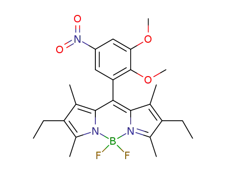 2,6-diethyl-4,4-difluoro-8-(2,3-dimethoxy-5-nitrophenyl)-1,3,5,7-tetramethyl-4-bora-3a,4a-diaza-s-indacene