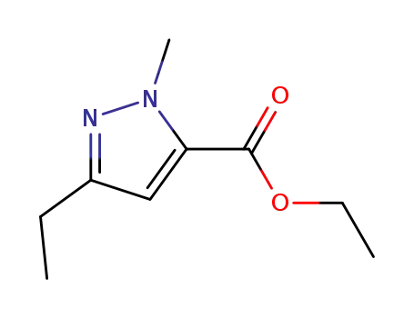 Molecular Structure of 128537-26-8 (3-ETHYL-1-METHYL-1H-PYRAZOLE-5-CARBOXYLIC ACID ETHYL ESTER)