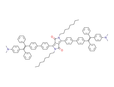 3,6-bis[4-(4-{2-[4-(dimethylamino)phenyl]-1,2-diphenylethenyl}phenyl)phenyl]-2,5-dioctyl-1H,2H,4H,5H-pyrrolo[3,4-c]pyrrole-1,4-dione