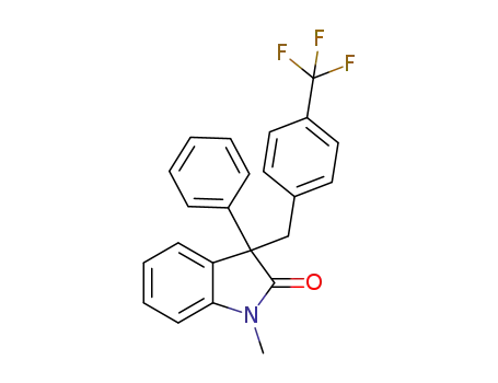 1-methyl-3-phenyl-3-(4-(trifluoromethyl)benzyl)indolin-2-one