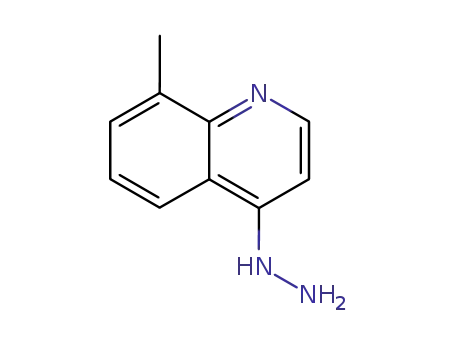 Molecular Structure of 68500-35-6 (4-HYDRAZINO-8-METHYLQUINOLINE)