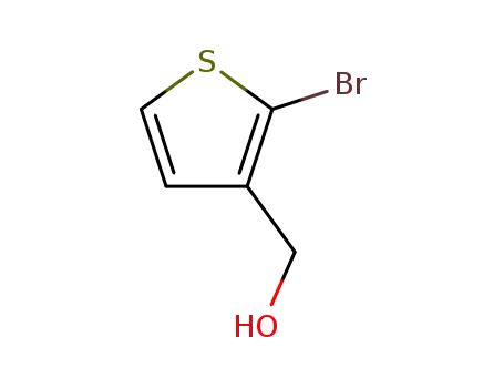 Molecular Structure of 70260-16-1 ((2-Bromothien-3-yl)methanol)