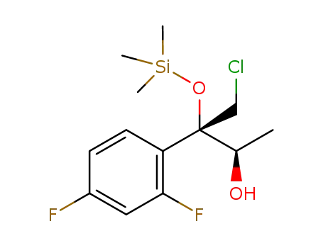 (2R,3S)-4-chloro-3-(2,4-difluorophenyl)-3-((trimethylsilyl)-oxy)butan-2-ol