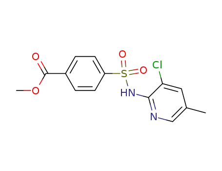 methyl 4-(N-(3-chloro-5-methylpyridin-2-yl)sulfamoyl)benzoate