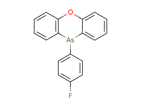Molecular Structure of 51440-07-4 (10H-Phenoxarsine, 10-(4-fluorophenyl)-)