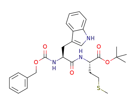 Molecular Structure of 1610768-79-0 (Cbz-Trp-Met-OtBu)