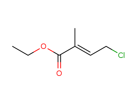 2-Butenoic acid, 4-chloro-2-methyl-, ethyl ester, (E)-