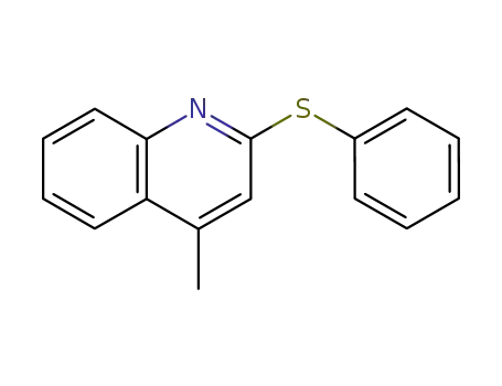 Molecular Structure of 5465-87-2 (4-methyl-2-(phenylsulfanyl)quinoline)