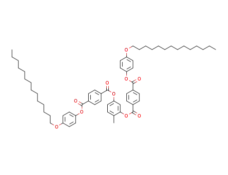 4-methyl-1,3-phenylene bis-[4-(4-n-tetradecyloxyphenoxy)carbonyl benzoate]