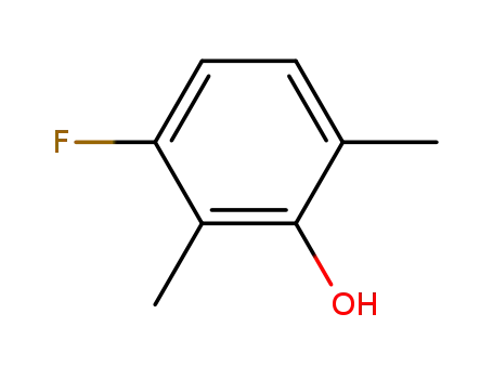 Molecular Structure of 26829-79-8 (2,4-Dimethyl-3-hydroxyfluorbenzol)