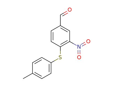 Benzaldehyde,4-[(4-methylphenyl)thio]-3-nitro-