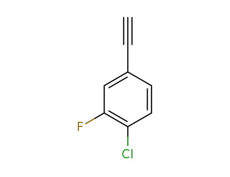 Molecular Structure of 756895-72-4 (1-CHLORO-4-ETHYNYL-2-FLUORO-BENZENE)