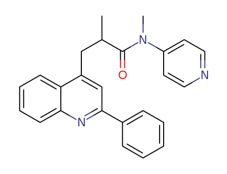 N,2-dimethyl-3-(2-phenylquinolin-4-yl)-N-(pyridine-4-yl)propanamide