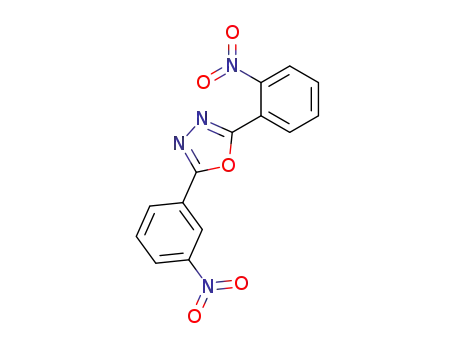 Molecular Structure of 74415-23-9 (2-(2-nitrophenyl)-5-(3-nitrophenyl)-1,3,4-oxadiazole)