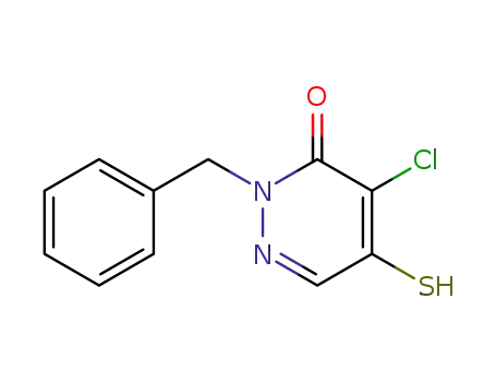 2-benzyl-4-chloro-5-mercapto-2<i>H</i>-pyridazin-3-one